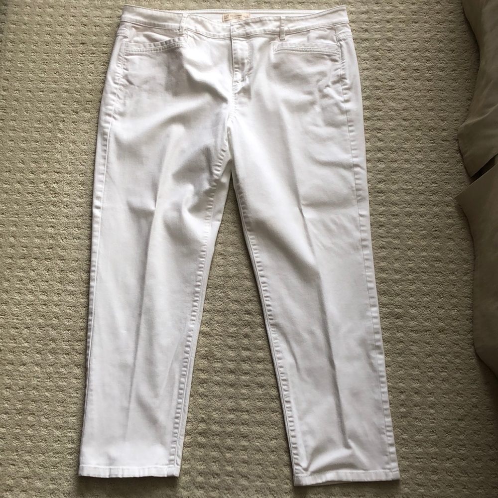 Classic White Jeans.